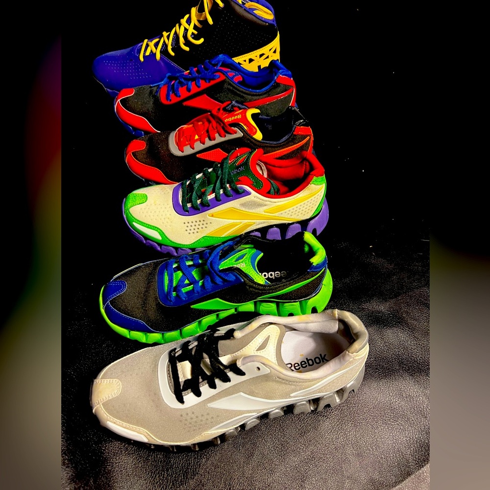 Reebok samples of Zig Running shoes